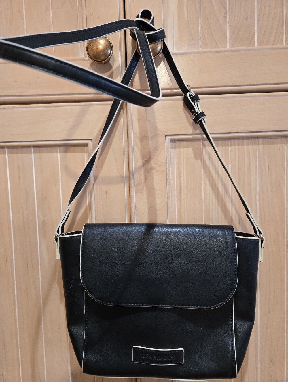 VeraBradley Faux Leather Crossbody Bag